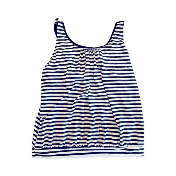 Striped Tankini Bathing Suit Top - Size XXL - Picture 1 of 6